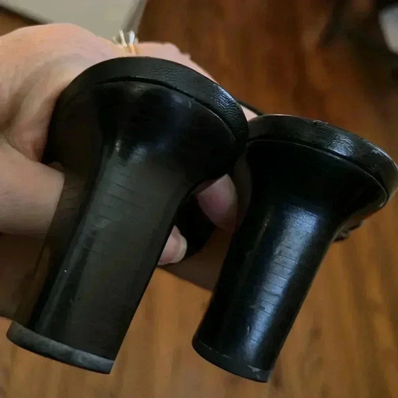 Cole Haan Calf hair Leopard Clogs 7 - Picture 5 of 9